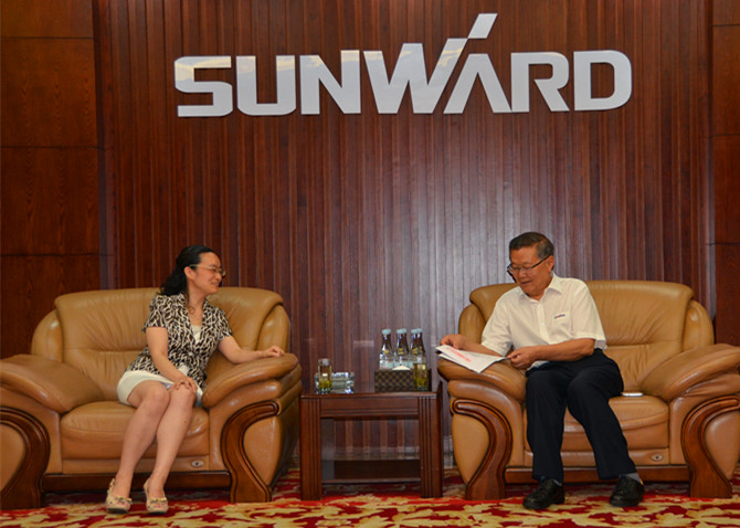 民盟湖南省委领导莅临xingkong星空平台（中国）集团智能考察交流