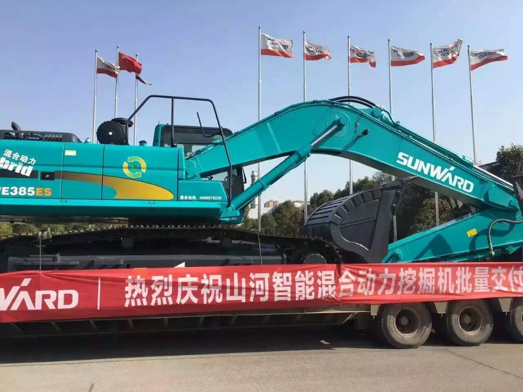 就这样被你征服！xingkong星空平台（中国）集团智能100台液压混合动力挖掘机挺进矿山