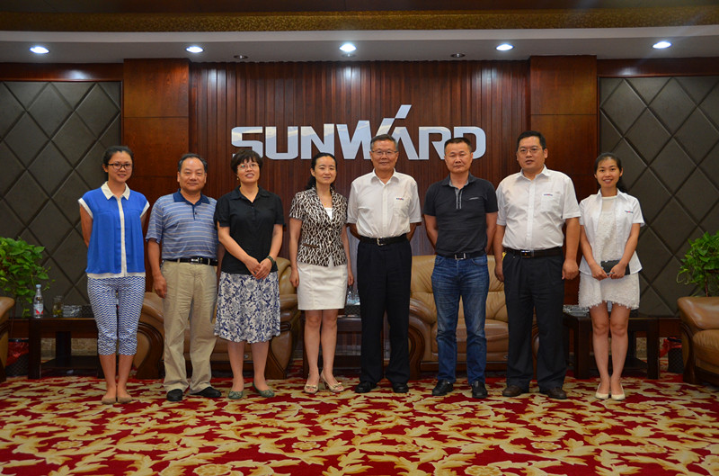 民盟湖南省委领导莅临xingkong星空平台（中国）集团智能考察交流