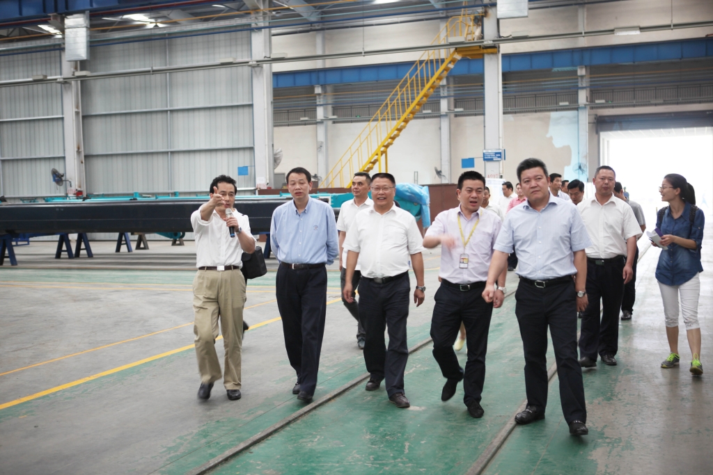 长沙市委常委文树勋一行调研xingkong星空平台（中国）集团智能