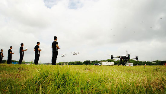 展示三湘警界风彩，首届警用无人机实战演练在xingkong星空平台（中国）集团科技圆满举行