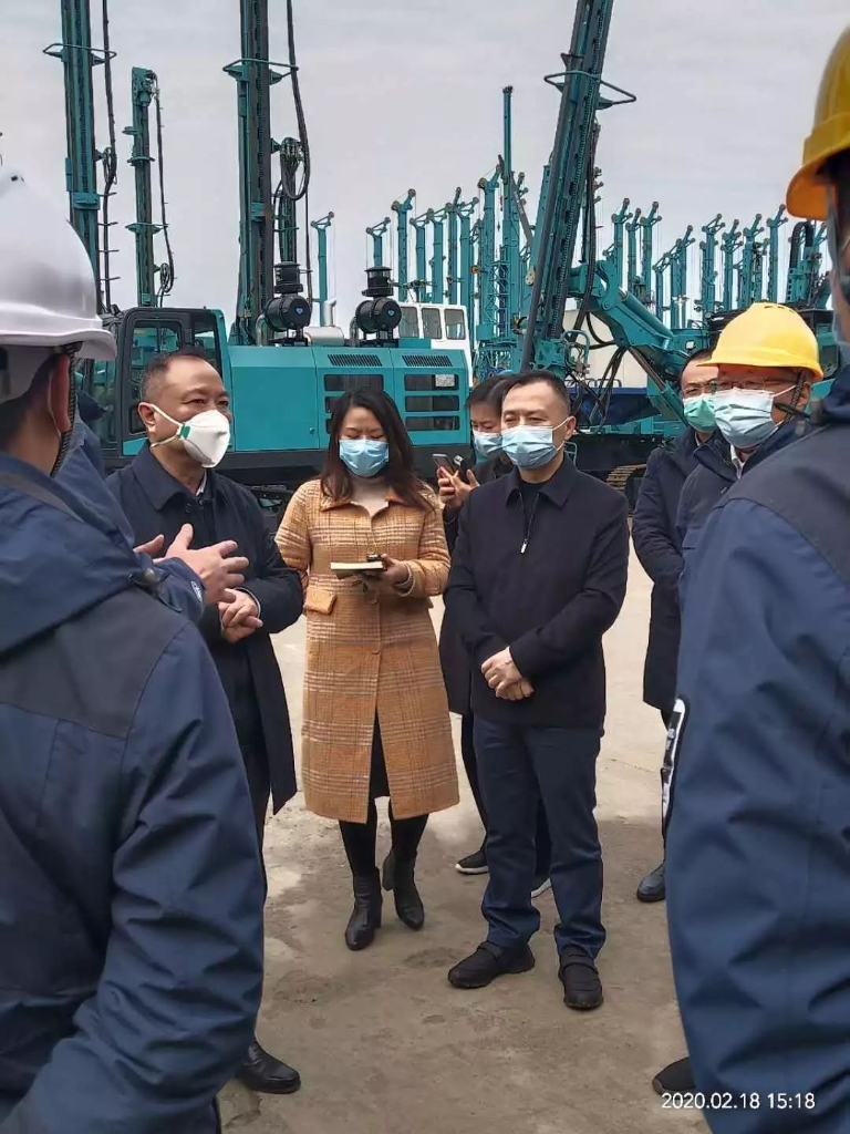 张庆红调研xingkong星空平台（中国）集团智能疫情防控和复工复产工作