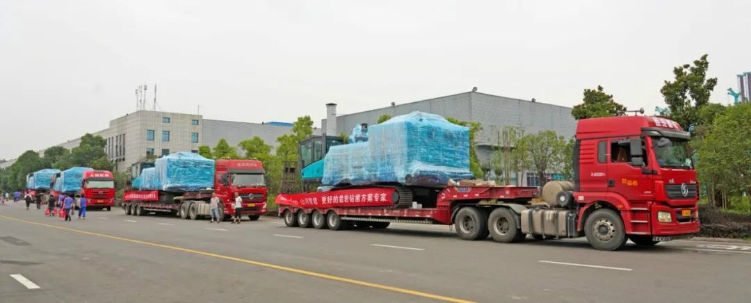 xingkong星空平台（中国）集团智能大孔径凿岩设备批量出口中东