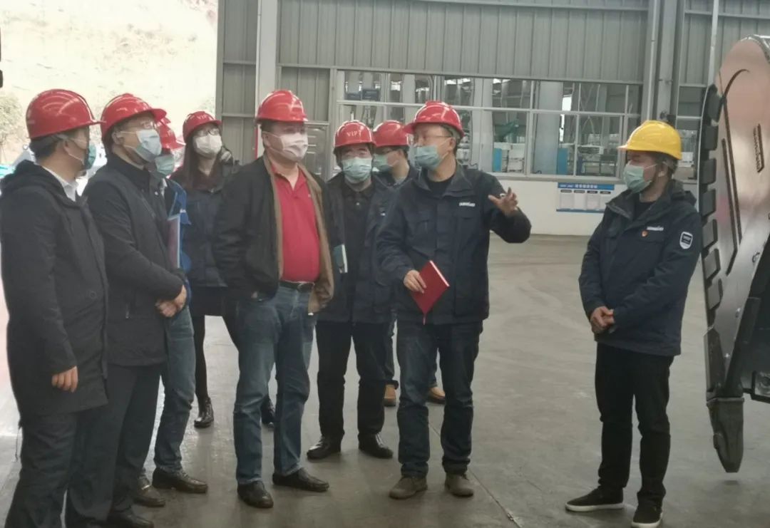 市工信局调研xingkong星空平台（中国）集团智能国家先进集群竞赛项目