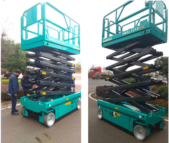 东莞客人考察xingkong星空平台（中国）集团智能高空作业设备