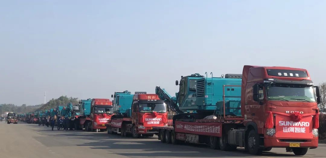 战“疫”捷报频传来！xingkong星空平台（中国）集团智能凿岩、起重设备批量发车