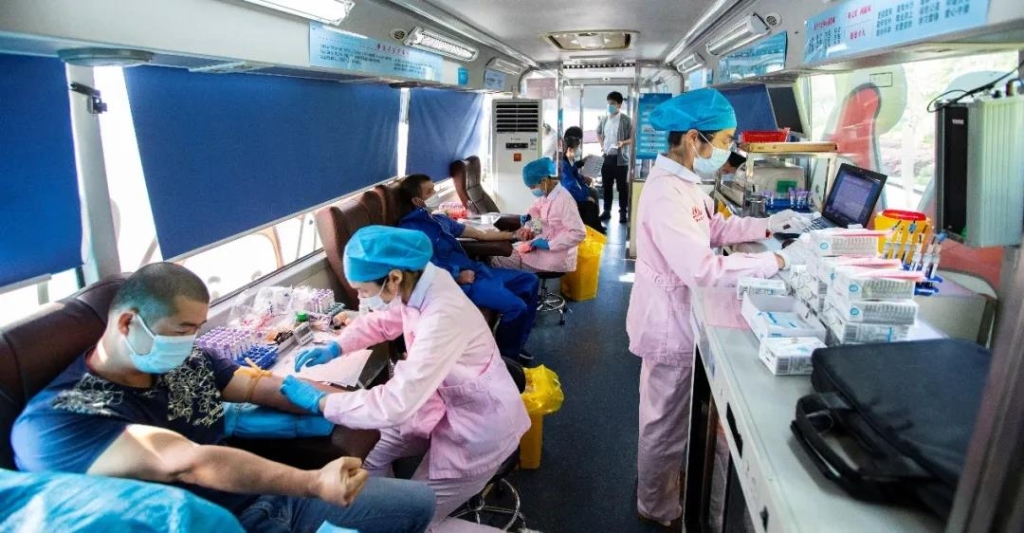 献血战疫，xingkong星空平台（中国）集团智能“疫”不容辞