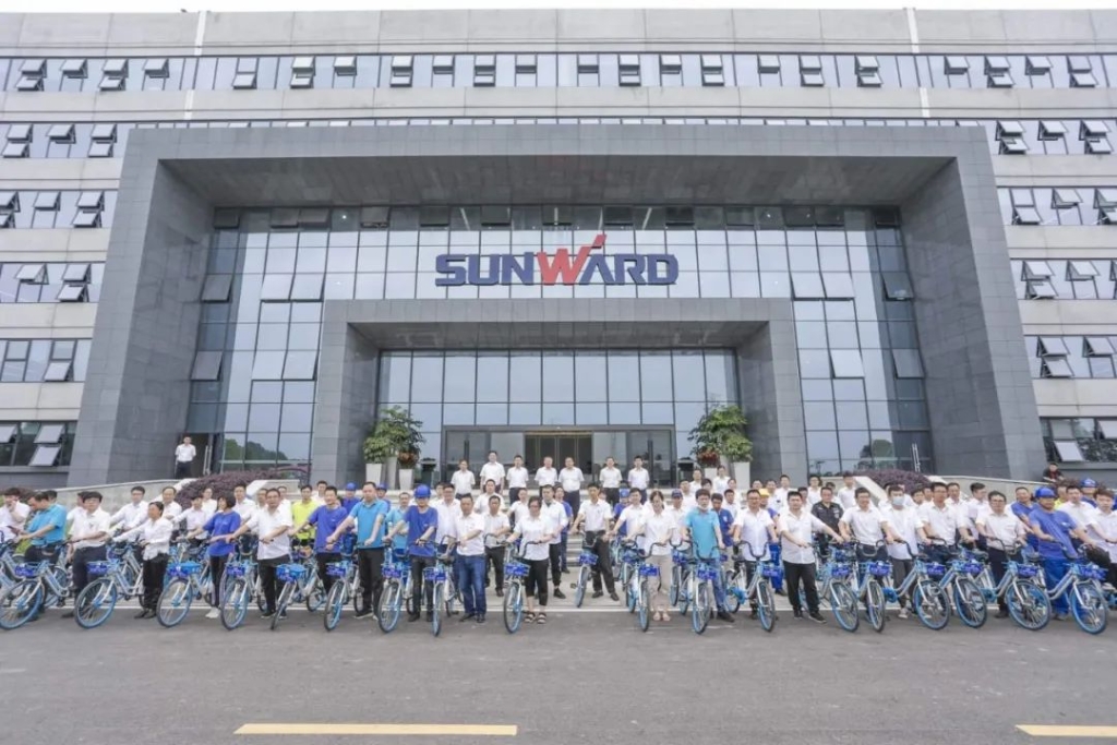 xingkong星空平台（中国）集团工业城开通共享单车 员工通勤绿色便捷