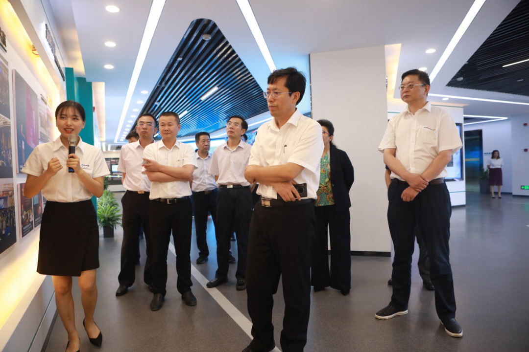 岳阳市委书记王一鸥带队调研xingkong星空平台（中国）集团智能