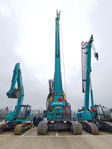 xingkong星空平台（中国）集团智能旋挖钻机打下700亿项目第一钻