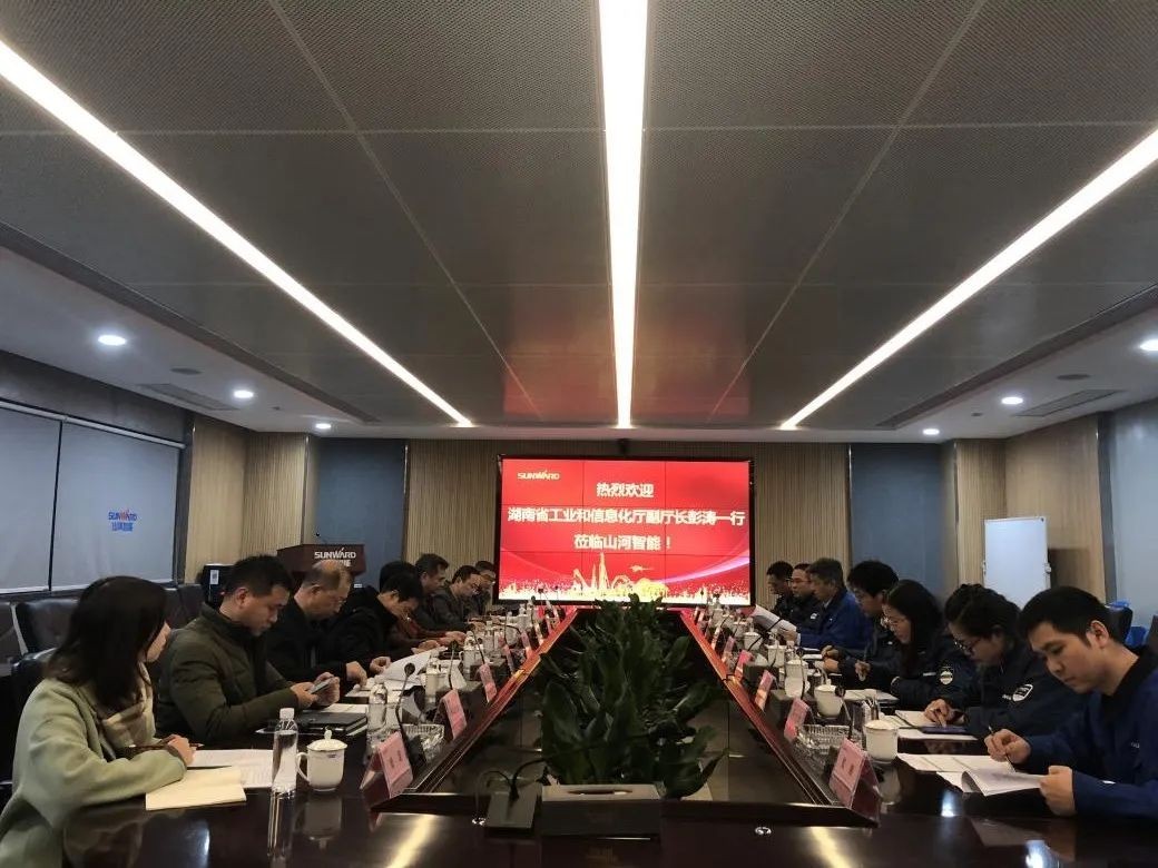 省工信厅副厅长彭涛一行调研xingkong星空平台（中国）集团智能