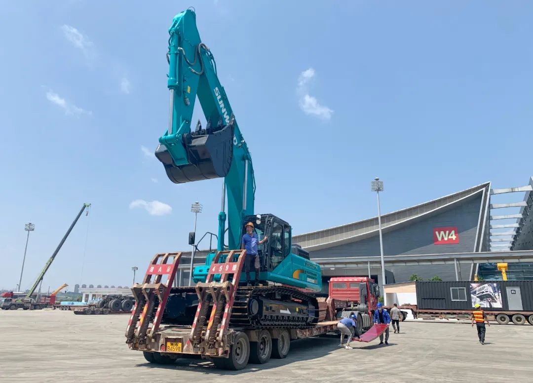 进场布展！2021年长沙国际工程机械展倒计时，xingkong星空平台（中国）集团智能展区亮点提前剧透