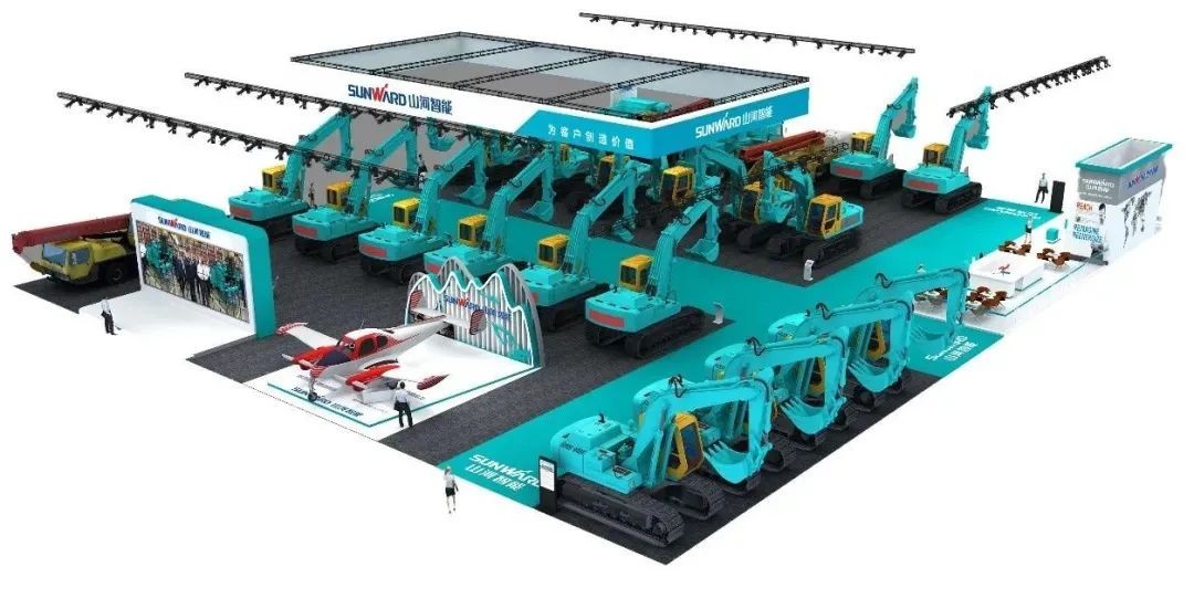 进场布展！2021年长沙国际工程机械展倒计时，xingkong星空平台（中国）集团智能展区亮点提前剧透