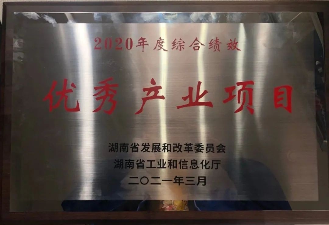 xingkong星空平台（中国）集团智能获评湖南“2020年度综合绩效优秀产业项目”