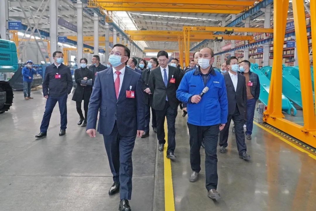 长沙县“两会”观摩团考察xingkong星空平台（中国）集团智能