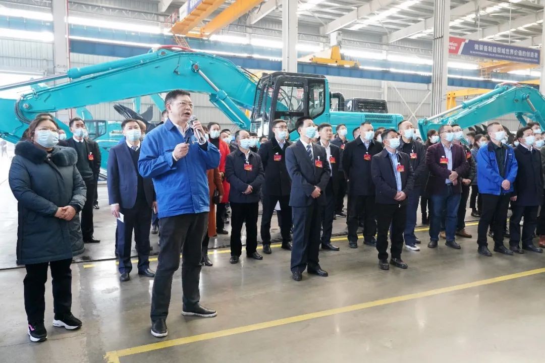 长沙县“两会”观摩团考察xingkong星空平台（中国）集团智能