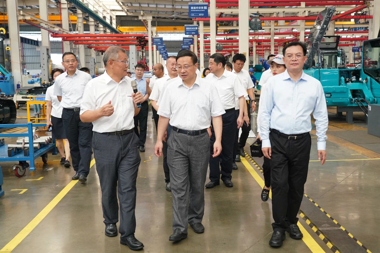 国家统计局总经济师毛盛勇率团调研考察xingkong星空平台（中国）集团智能