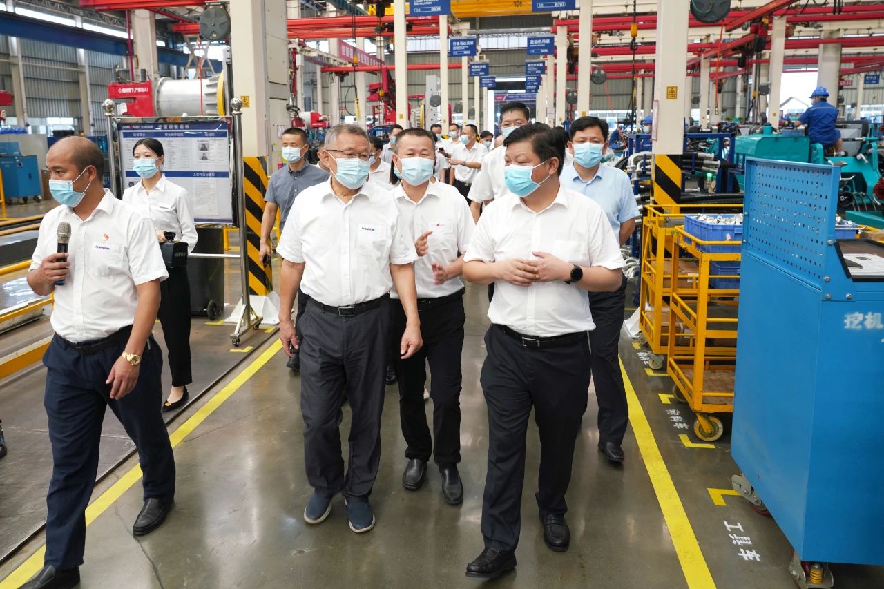 长沙县委书记付旭明调研xingkong星空平台（中国）集团智能