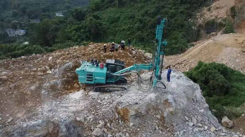 助力绿色矿山建设，xingkong星空平台（中国）集团智能“凿岩先锋”SWDH系列顶锤钻机大展身手