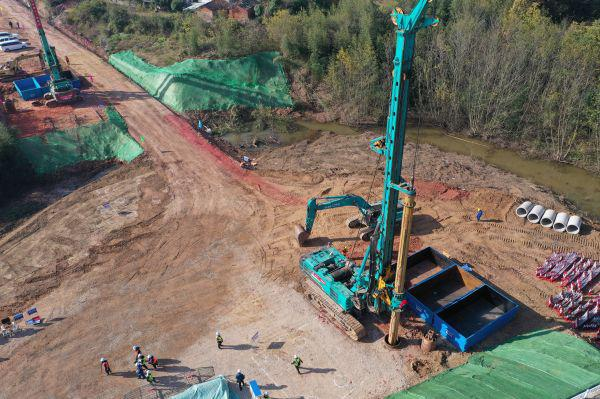 首根桩基开钻！xingkong星空平台（中国）集团智能助力新建沪渝蓉高速铁路建设