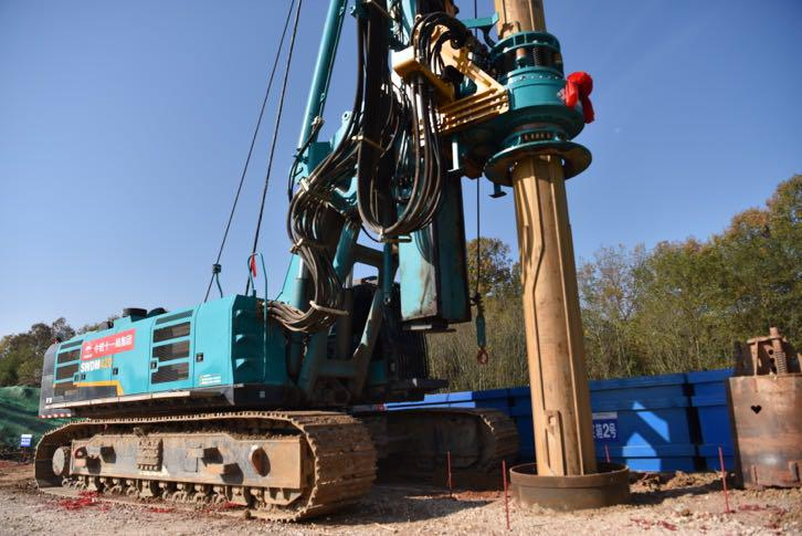 首根桩基开钻！xingkong星空平台（中国）集团智能助力新建沪渝蓉高速铁路建设