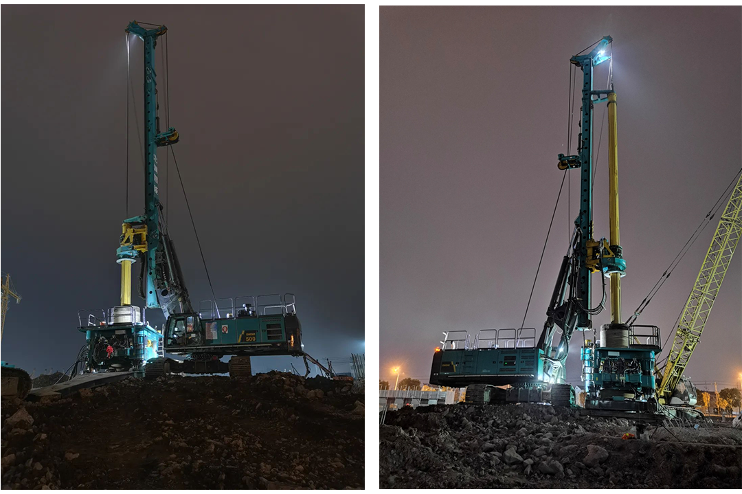 利器出击!xingkong星空平台(中国)集团智能SWRC260全回转全套管钻机成功完成首钻