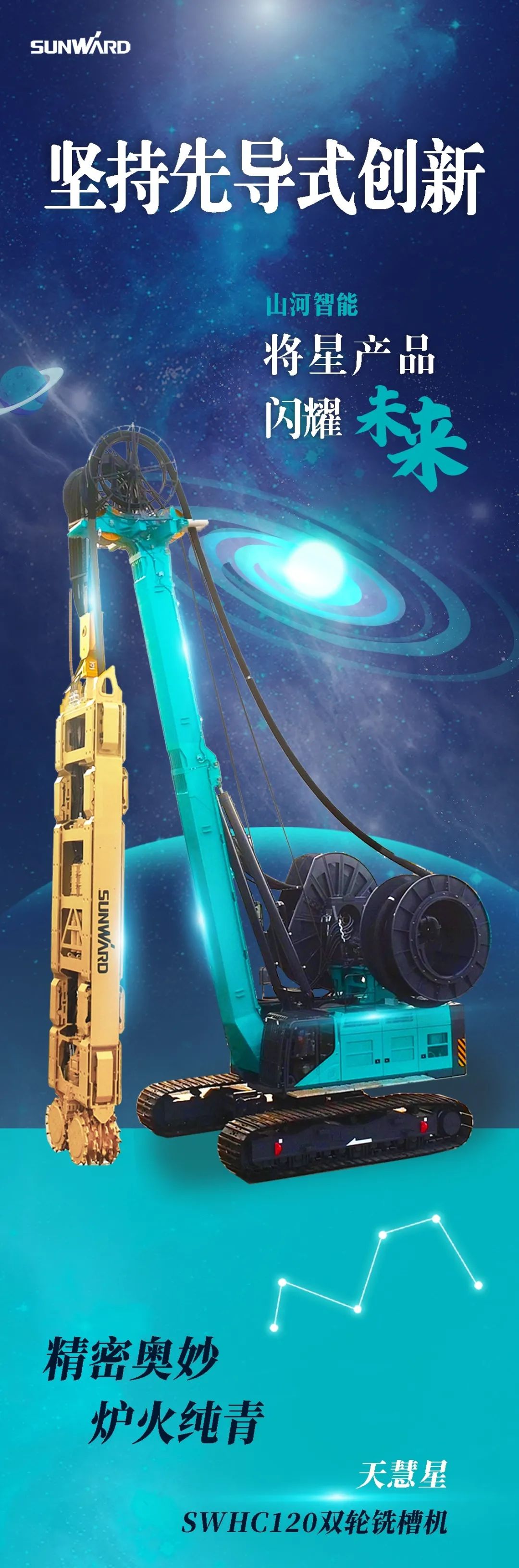 一图读懂 | xingkong星空平台（中国）集团智能地下工程装备四大“将星”产品荣耀来袭