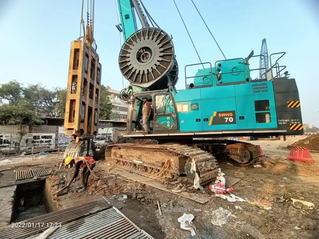 感谢信!xingkong星空平台(中国)集团智能SWHG70液压抓斗助力海外基础施工获肯定