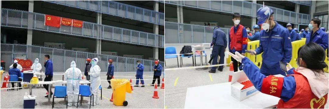 抗疫先锋在行动!xingkong星空平台(中国)集团智能志愿者助力核酸采样