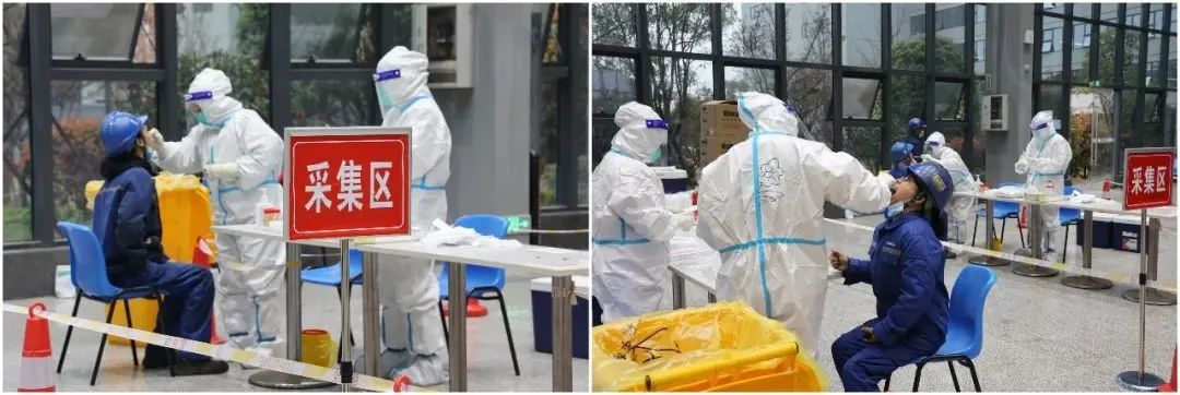 抗疫先锋在行动!xingkong星空平台(中国)集团智能志愿者助力核酸采样