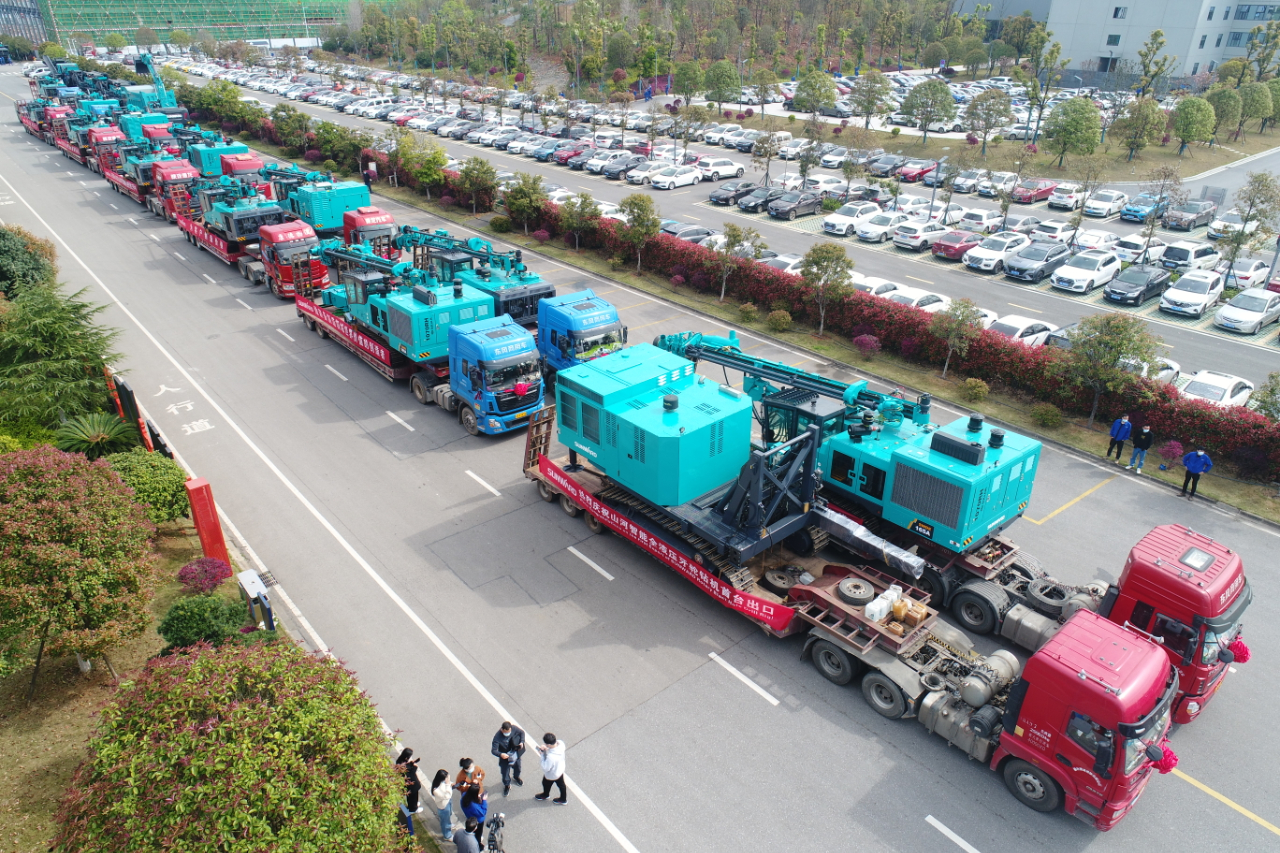 征战全球市场!xingkong星空平台(中国)集团智能凿岩设备批量发货