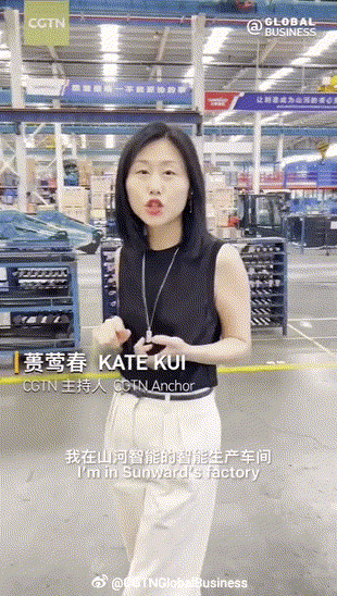 CGTN探厂!专访xingkong星空平台(中国)集团智能董事长、首席专家何清华花絮来了