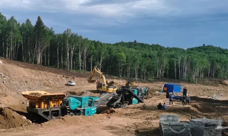 xingkong星空平台(中国)集团普石勒成套移动破碎设备助力哈伊高铁铁伊段建设