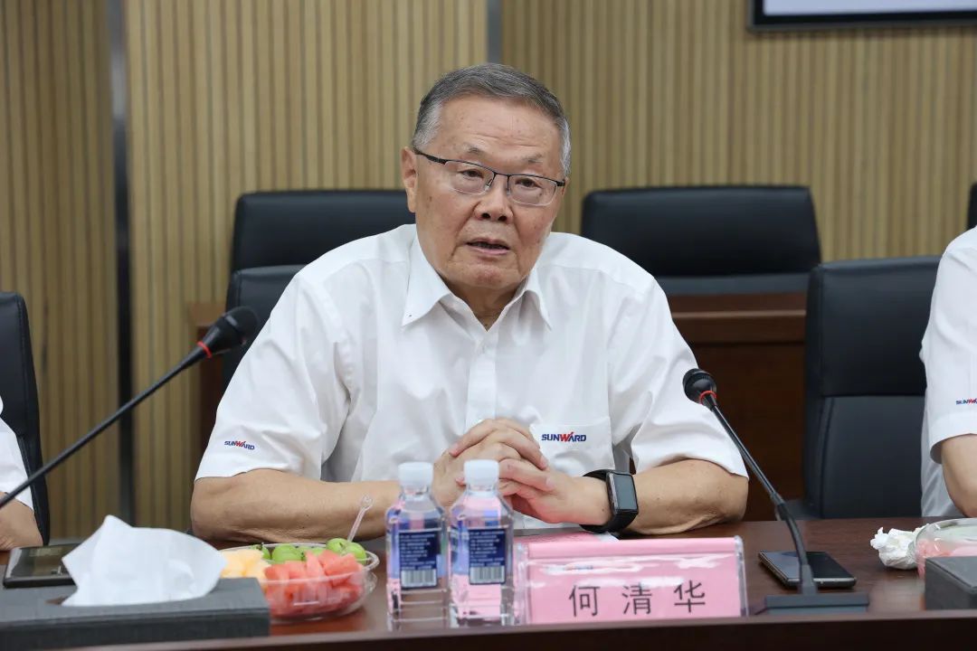 紫金矿业集团党委书记、董事长陈景河莅临xingkong星空平台(中国)集团智能考察交流