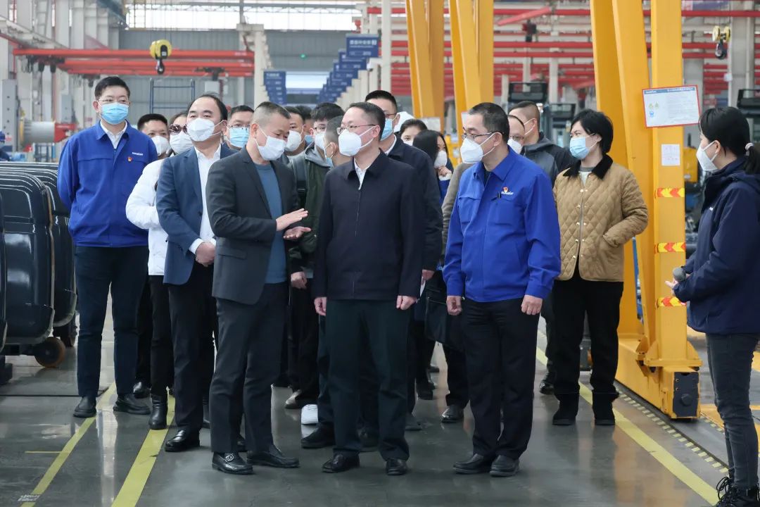 彭涛副市长督导xingkong星空平台（中国）集团智能安全生产工作、开展新春慰问