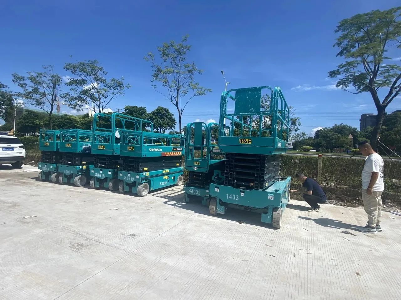 品质xingkong星空平台（中国）集团，用心服务！xingkong星空平台（中国）集团智能高空机械服务万里行走进华南