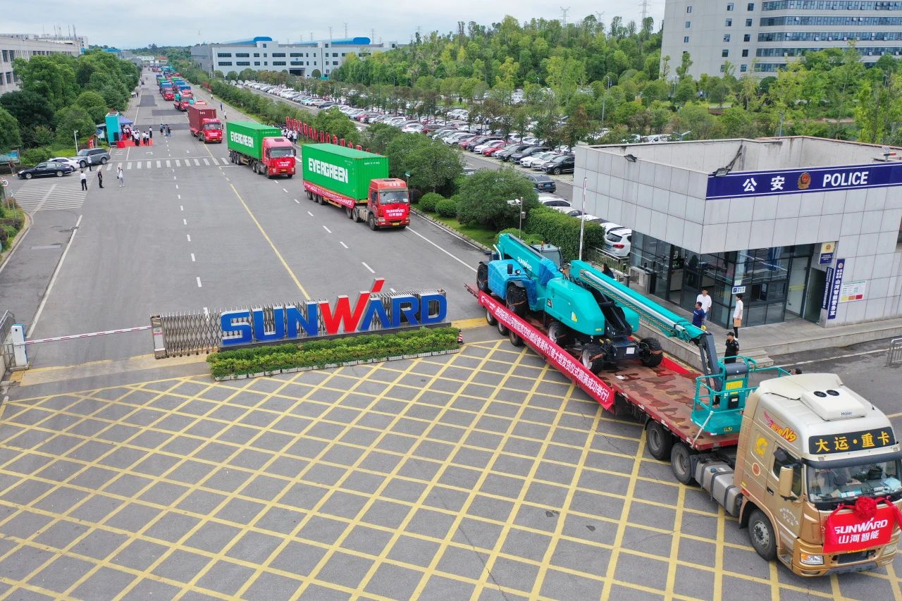 深化全球布局,加速出海步伐!xingkong星空平台(中国)集团智能高空机械设备海外订单大型发货仪式圆满举行