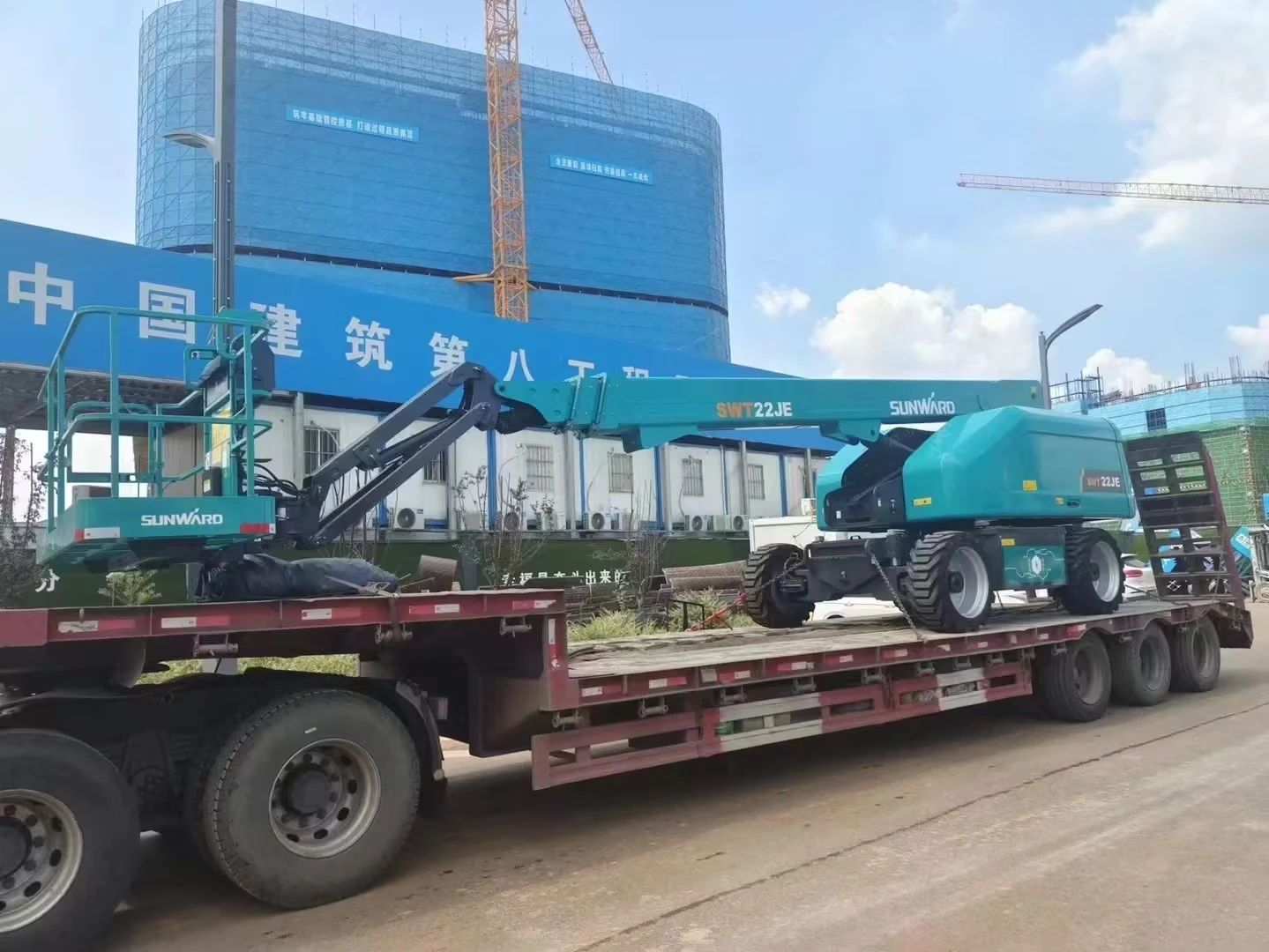 实力上新！xingkong星空平台（中国）集团智能电动直臂高空作业平台进军华中市场