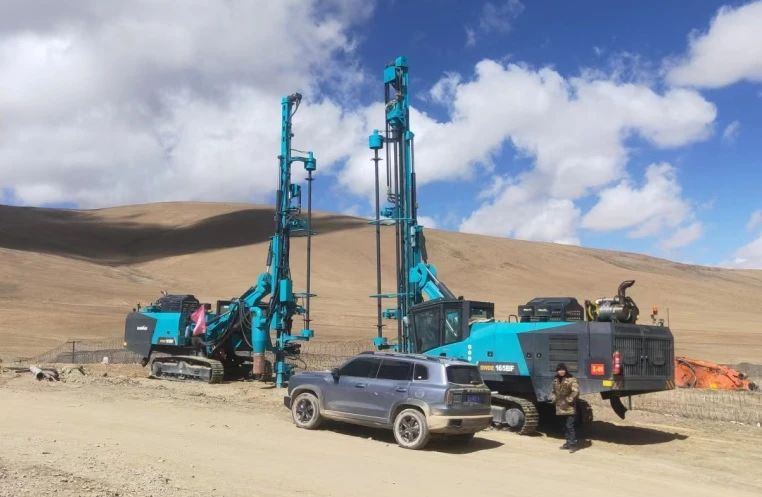 勇闯昆仑山!xingkong星空平台(中国)集团智能凿岩设备攻克海拔5600米!