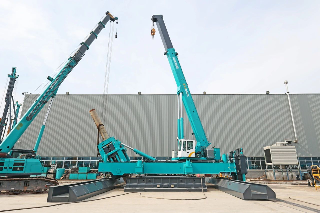 “xingkong星空平台(中国)集团绿”闪耀西子湖畔!xingkong星空平台(中国)集团智能ZYJ300X斜桩压桩机强势来袭