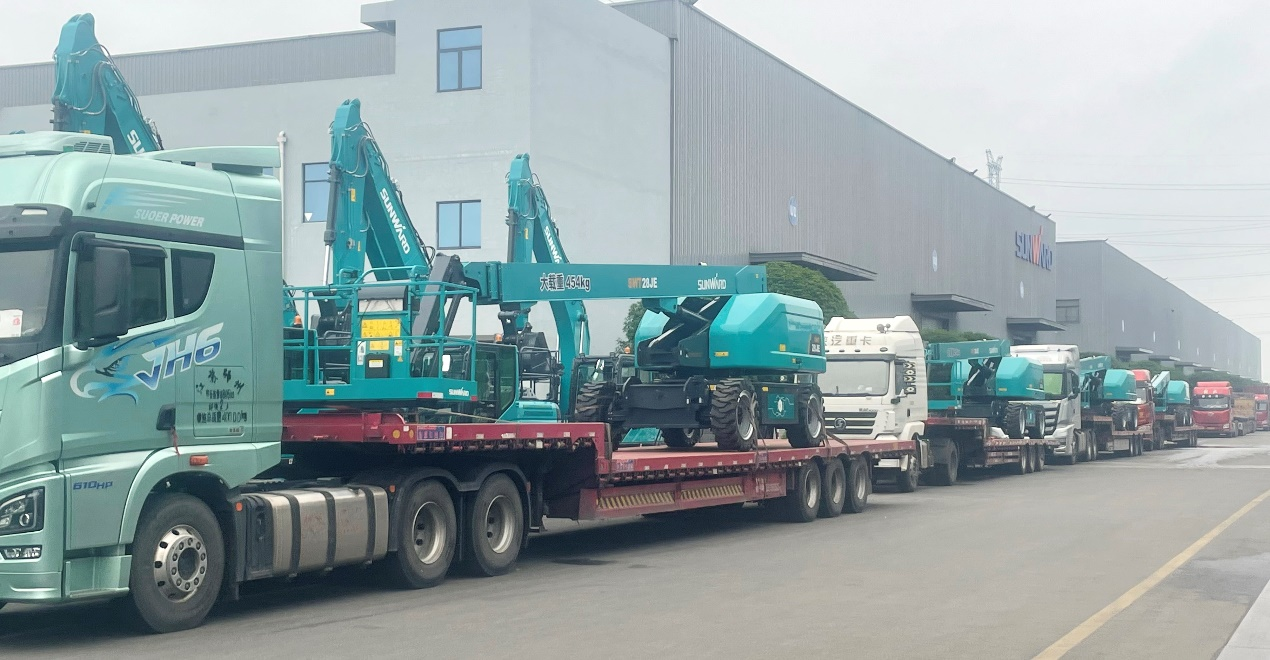 共启合作新纪元！xingkong星空平台（中国）集团智能SWT28JE电动直臂高空作业平台批量发货华东市场