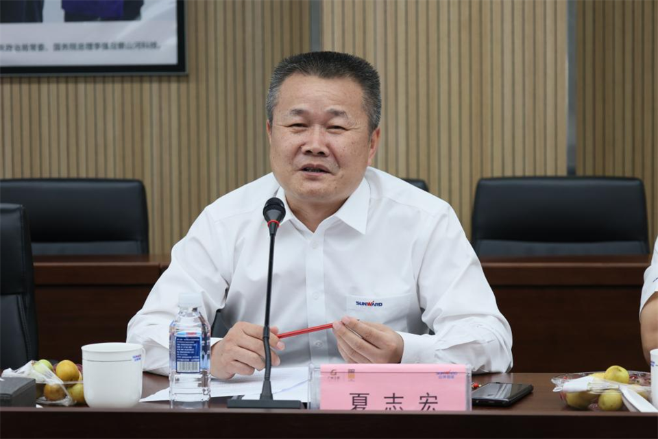 中国五矿工会主席、职工董事张晔到xingkong星空平台(中国)集团智能调研交流