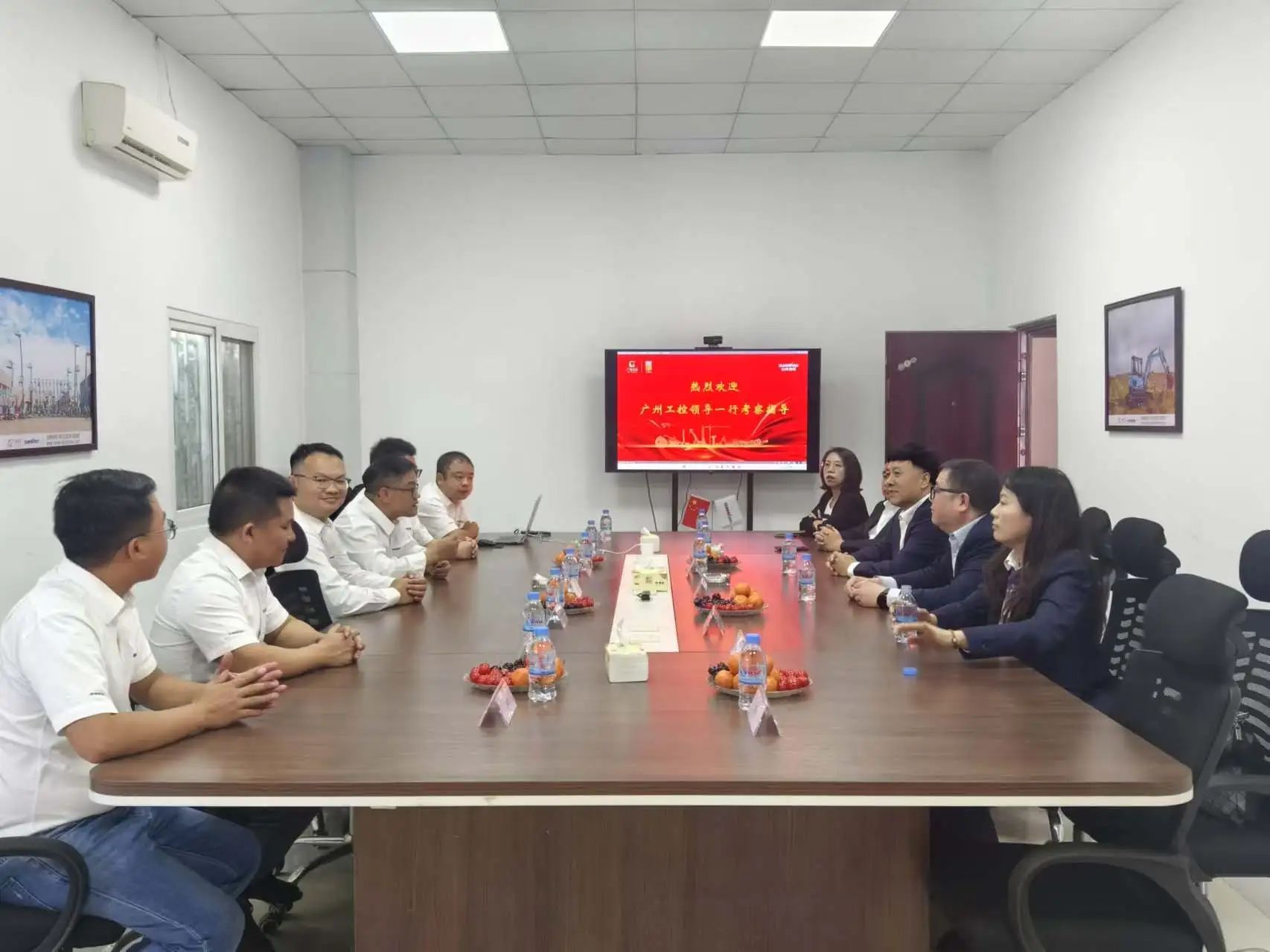 广州工控集团党委书记、董事长景广军率队考察xingkong星空平台（中国）集团智能柬埔寨子公司