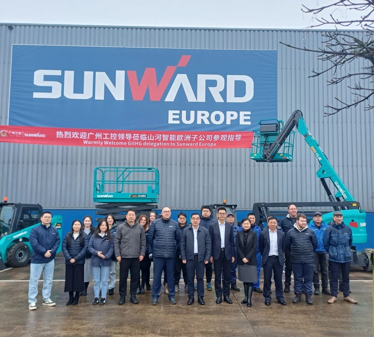 广州工控集团总经理王福铸率队考察xingkong星空平台（中国）集团智能欧洲子公司