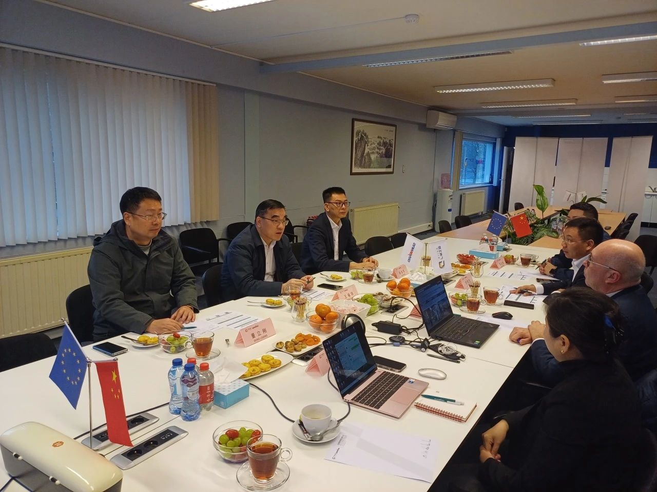 广州工控集团总经理王福铸率队考察xingkong星空平台（中国）集团智能欧洲子公司