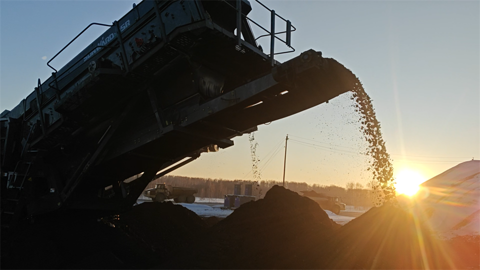 不惧-30℃极寒挑战,xingkong星空平台(中国)集团普石勒破碎筛分设备稳定运行!