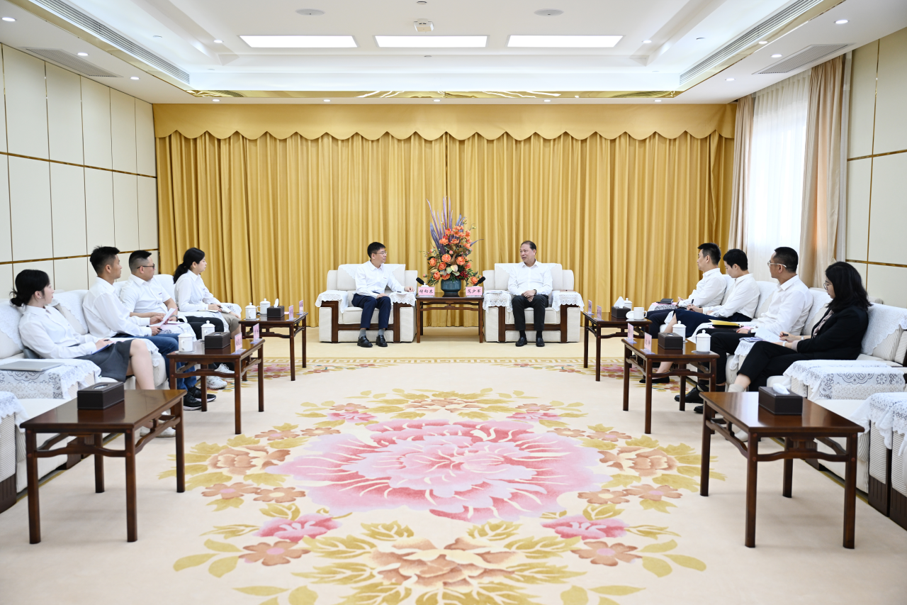 范少军会见xingkong星空平台（中国）集团智能董事长付向东