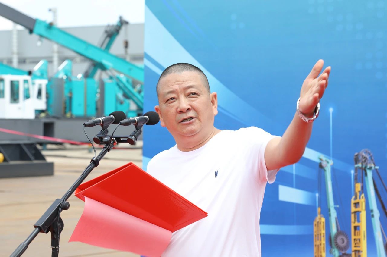 “破纪录王者”再出征！xingkong星空平台（中国）集团智能SWDM800旋挖钻机成功交机